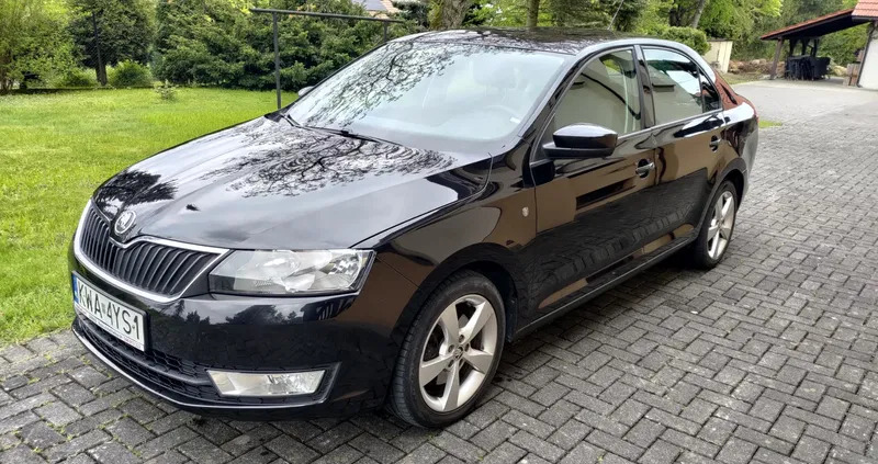 małopolskie Skoda RAPID cena 26500 przebieg: 181500, rok produkcji 2013 z Andrychów